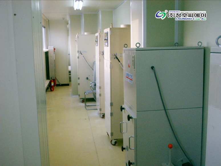 LED 생산공정시 발생분진제거 듀크린 집진기 사진 1