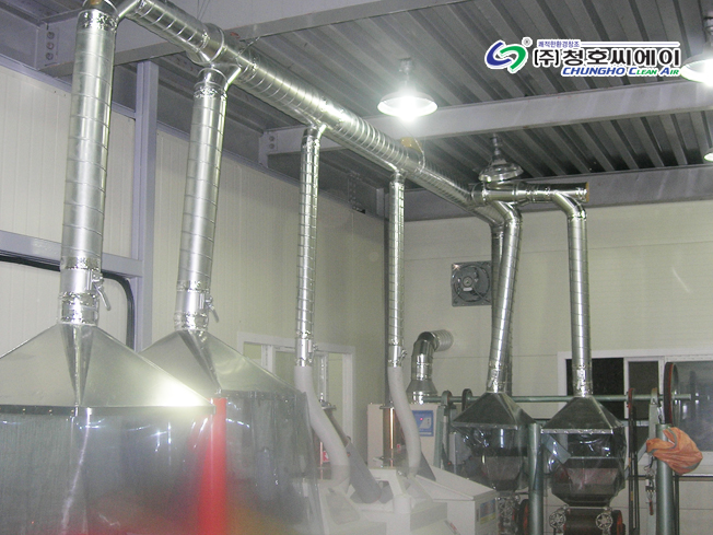 집진기 OMC-100/MS-300H 식품제조시 분진집진 사진 2