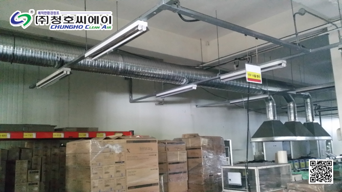 토너카트리지 개포장 작업시 발생하는 분진 제거 사진 2