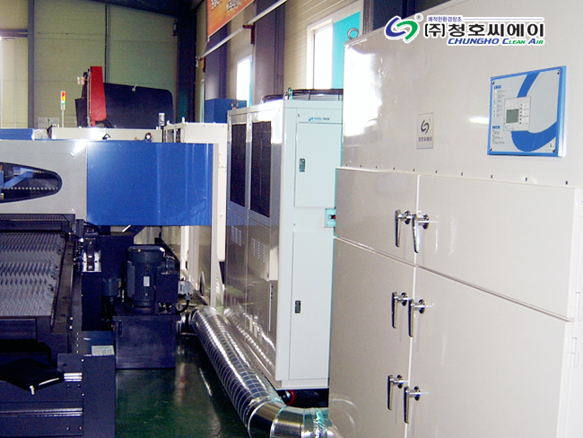집진기 FC-1000HK 흄집진기 및 배출닥트 공사 사진 1