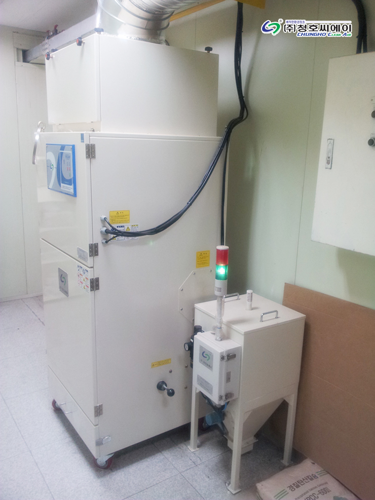 다류식품 생산제조시 발생 식품입자 집진 MS-500H HEPA 사진 1