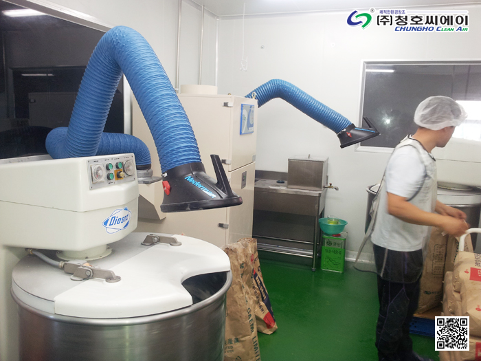 피자 및 제과제빵 전문제조 공정시 발생 식분진 집진 사진 2