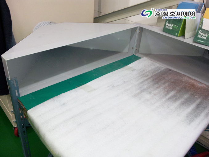 의료기기시설, 기구 가공 사상작업시 발생 분진포집 사진 2