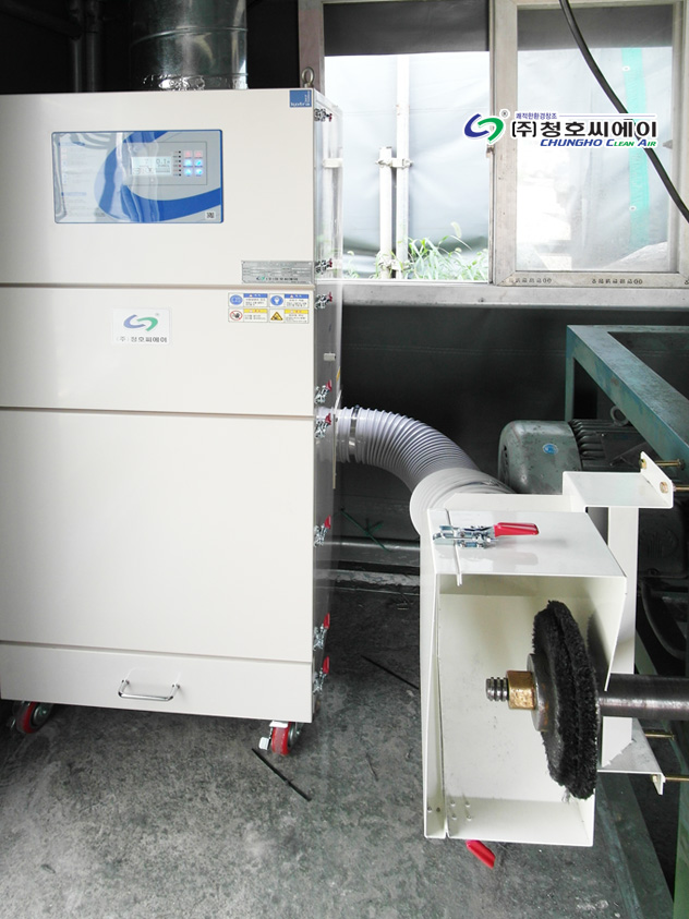 Grind기를 통한 금속연마 분진 제거 AP-200N 사진 1