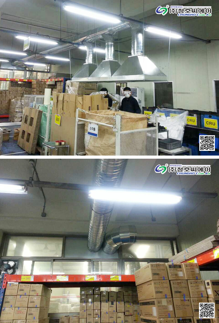 문서 후처리 가공 및 파지처리시 발생 분진 집진기 사진 2