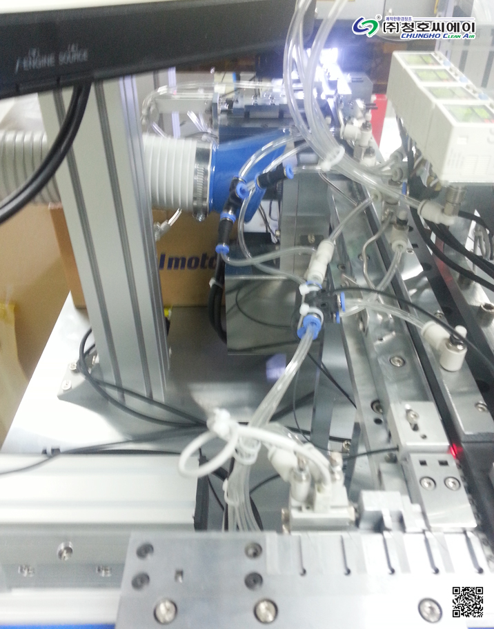 전자회로 Connector 제조 및 생산공정 흄집진 사진 2